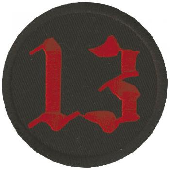 AUFNÄHER - 13 - 03048 - Gr. ca. 6,5 cm - Patches Stick Applikation