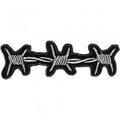Aufnäher - Stacheldraht Tribal - 03095 - Gr. ca. 11 x 3 cm - Patches Stick Applikation