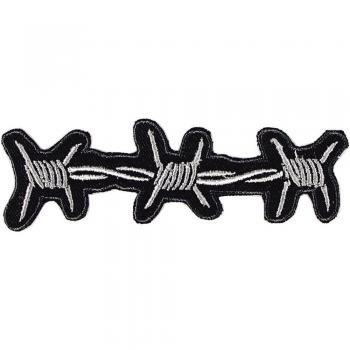 Aufnäher - Stacheldraht Tribal - 03095 - Gr. ca. 11 x 3 cm - Patches Stick Applikation
