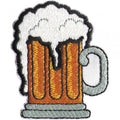 Aufnäher - Bierkrug - 03173 - Gr. ca. 5 x 6 cm - Patches Stick Applikation