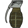 Aufnäher - Handgranate - 04746 - Gr. ca. 6,5 x 10 cm - Patches Stick Applikation