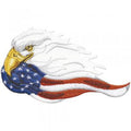 Aufnäher - USA Adler - 04917 - Gr. ca. 14 x 8 cm - Patches Stick Applikation