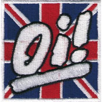 AUFNÄHER - ZEICHEN OI! - Gr. ca. 6,5cm x 7cm (04932) Applikation Patches Stick