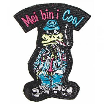 Aufnäher - Mei bin i Cool - 04964 - Gr. ca. 7 x 8 cm - Patches Stick Applikation
