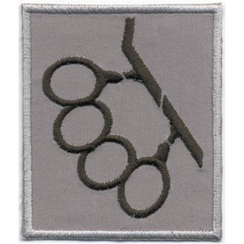 Aufnäher - Schlagring - 06039 - Gr. ca. 9 x 8 cm - Patches Stick Applikation