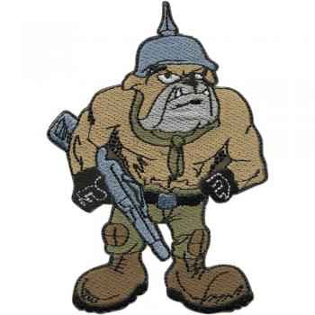 Aufnäher - Kämpferdogge - 06052 - Gr. ca. 8 x 12 cm - Patches Stick Applikation