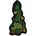 Aufnäher - Grüner Drache - 07375 - Gr. ca. 20 x 10 cm - Patches Stick Applikation