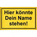 Aufnäher - Hier könnte Dein Name stehen - 21710 - Gr. ca. 8 x 5 cm - Patches Stick Applikation