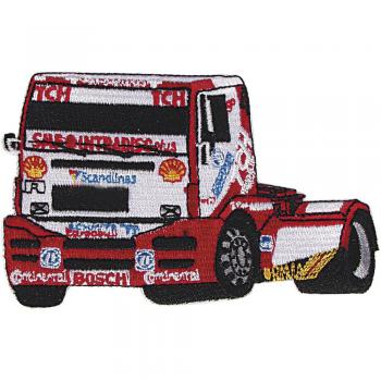 AUFNÄHER - Truck rot - 04818 - Gr. ca. 12 x 10 cm - Patches Stick Applikation