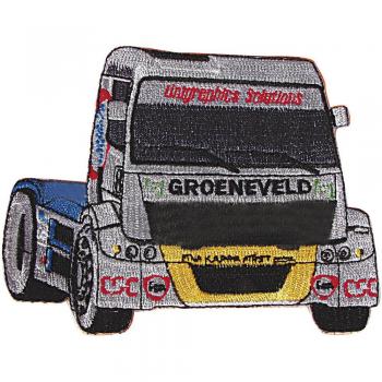 AUFNÄHER - Grovenfeld Lkw - 04819 - Gr. ca. 11,5 x 9,5 cm - Patches Stick Applikation