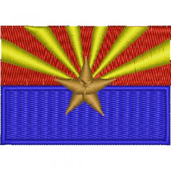 AUFNÄHER - USA - Arizona - 05533 - Gr. ca. 8 x 5 cm - Patches Stick Applikation