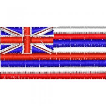 AUFNÄHER - USA - Hawaii - 05541 - Gr. ca. 8 x 5 cm - Patches Stick Applikation