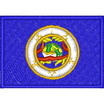AUFNÄHER - USA - Minnesota - 05574 - Gr. ca. 8 x 5 cm - Patches Stick Applikation