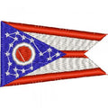 AUFNÄHER - 05585 - Ohio - Gr. ca. 8 x 5 cm - Patches Stick Applikation