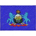 AUFNÄHER - USA - Pennsylvania  - 05588 - Gr. ca. 8 x 5 cm - Patches Stick Applikation