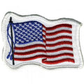 AUFNÄHER - USA FLAGGE - 00728 - Gr. ca. 8 x 6 cm - Patches Stick Applikation