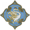 Aufnäher - Schwan - 02022 - Gr. ca. 8 x 11 cm - Patches Stick Applikation