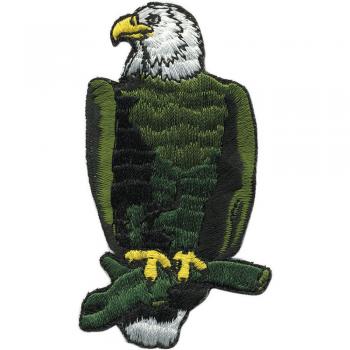 Aufnäher - Greifvogel - 04512 - Gr. ca. 4,5 x 8,5 cm - Patches Stick Applikation