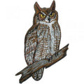 Aufnäher - Eule auf Ast - 06142 - Gr. ca. 6,5 x 10 cm - Patches Stick Applikation