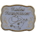 AUFNÄHER "RODEO WESTERN COWBOY" NEU Gr. ca. 9cm x 7cm (00010) Patches Stick Applikation