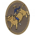 Aufnäher  - Cowboy - Rodeo - 03042 - Gr. ca. 5cm x 7,5cm - Patches Stick Applikation