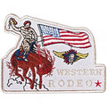 AUFNÄHER - Western Rodeo - 04498 - Gr. ca. 10,5 x 8 cm - Patches Stick Applikation