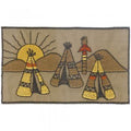 Aufnäher - Indianerzelte - 04566 - Gr. ca. 12 x 7 cm - Patches Stick Applikation