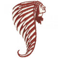 Aufnäher - INDIANER - 04628 - Gr. ca. 6,5 x 10,5 cm - Stick, Patches, Applikation
