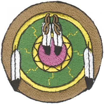 AUFNÄHER - Western Traumfänger - 04654 - Gr. ca. 6 cm Durchmesser - Patches Stick Applikation
