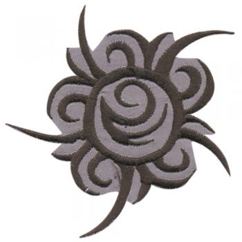 Aufnäher - Wikinger Symbol - 03183 - Gr. ca.  6 x 6 cm - Patches Stick Applikation