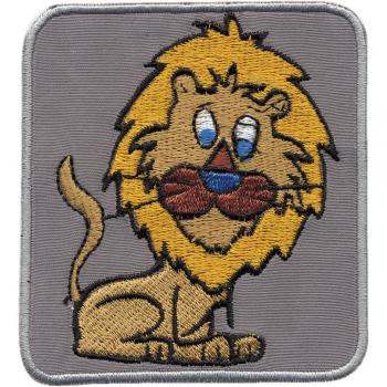 Aufnäher - Löwe - 00954 - Gr. ca. 8 x 8 cm - Patches Stick Applikation