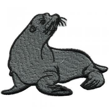 Aufnäher - Seelöwe - 00956 - Gr. ca. 9 x 5 cm - Patches Stick Applikation
