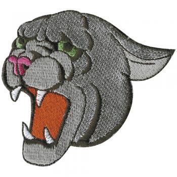Aufnäher - Panther - 02020 - Gr. ca. 9 x 8 cm - Patches Stick Applikation