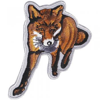 Aufnäher - Fuchs - 04508 - Gr. ca. 7 x 9,5 cm - Patches Stick Applikation