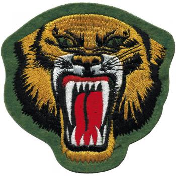 Aufnäher - Tigerkopf - Gr. ca. 12 x 12 cm - Patches Stick Applikation
