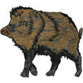 Aufnäher - Wildschwein - 04802 - Gr. ca. 10 x 8 cm - Patches Stick Applikation