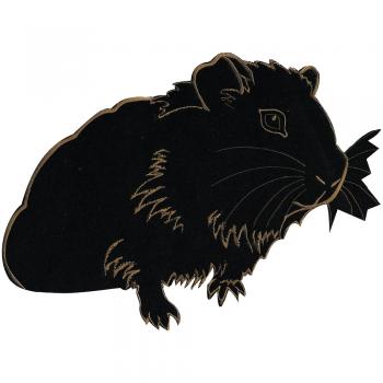 Aufnäher - Biber - 07302 - Gr. ca. 32 x 21,5 cm - Patches Stick Applikation