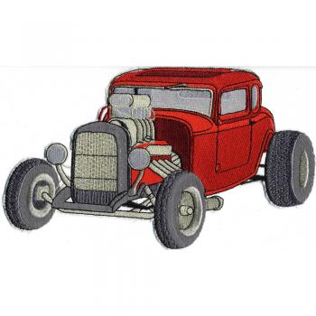 Rückenaufnäher - Oldtimer - 07308 - Gr. ca. 25,5 cm x 15,5 cm - Patches Stick Applikation