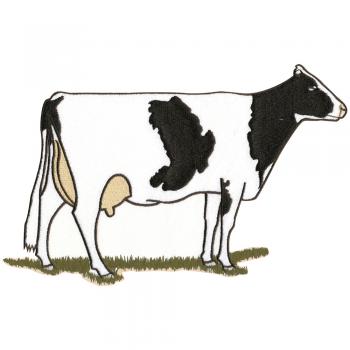 Rücken-Aufnäher - Ochse Rind Kuh Bulle - 07321 - Gr. ca. 23cm x 16cm