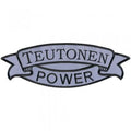 Rückenaufnäher - Teutonen Power - 07352 - Gr. ca. 37 x 13 cm - Patches Stick Applikation