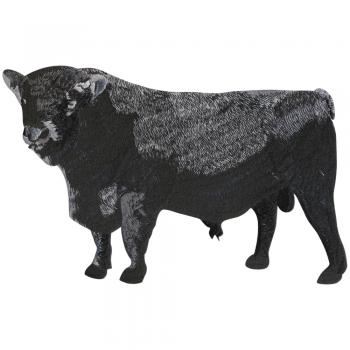 Rückenaufnäher - Bulle Ochse Rind Kuh - Gr. ca. 29cm x 18cm - 07380