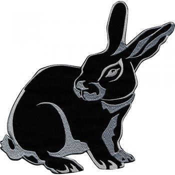 Aufnäher - Hase - 07395 - Gr. ca. 28,5 x 25 cm - Patches Stick Applikation