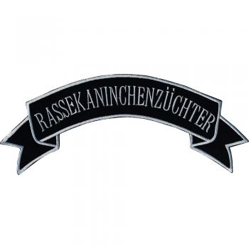 Aufnäher - Rassekaninchenzüchter - 07397 - Gr. ca. 28,5 x 11 cm - Patches Stick Applikation