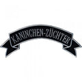 Aufnäher - Kaninchen-Züchter - 07398 - Gr. ca. 28,5 x 11 cm - Patches Stick Applikation