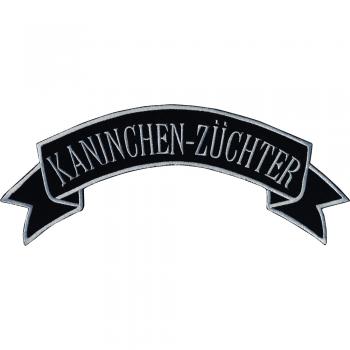 Aufnäher - Kaninchen-Züchter - 07398 - Gr. ca. 28,5 x 11 cm - Patches Stick Applikation