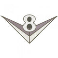 Rückenaufnäher - V8 - 08002 - Gr. ca. 32 x 17cm - Patches Stick Applikation