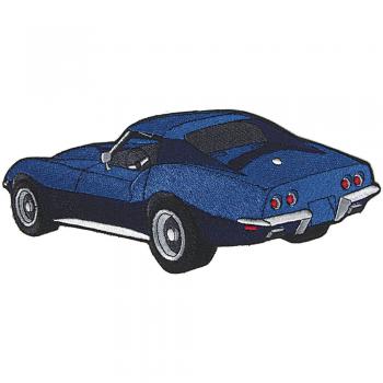 Rückenaufnäher - Oldtimer -  08027 - Gr. ca. 23 x 10 cm - Patches Stick Applikation