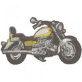 Rückenaufnäher- Bike - 08029 gelb - Gr. ca. 30 x 20 cm - Patches Stick Applikation