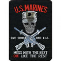 RÜCKENAUFNÄHER - Totenkopf - 08030 - Gr. ca. 29 x 21 cm - Patches Stick Applikation
