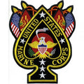 RÜCKENAUFNÄHER - Military US - 08061 - Gr. ca. 28 x 20 cm - Patches Stick Applikation